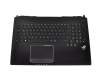 13N0-QVA0201 original Asus keyboard incl. topcase DE (german) black/black with backlight