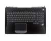 13N0-QVA0201 original Asus keyboard incl. topcase FR (french) black/black with backlight