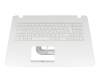 13N1-2FA0D11 original Asus keyboard incl. topcase DE (german) white/white