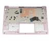 13N4-0AA0C01 original Dell keyboard incl. topcase DE (german) black/pink