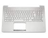 13NB00K1P04311 original Asus keyboard incl. topcase DE (german) silver/silver with backlight