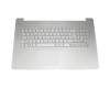 13NB0201M14X11 original Asus keyboard incl. topcase DE (german) silver/silver
