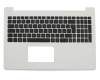 13NB04X2P03111-1 original Asus keyboard incl. topcase DE (german) black/white