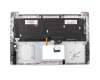 13NB07D1AM0421 original Asus keyboard incl. topcase DE (german) silver/silver with backlight