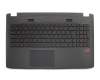 13NB07Z1AP0241 original Asus keyboard incl. topcase FR (french) black/black with backlight