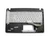 13NB0B03P02012 original Asus keyboard incl. topcase DE (german) black/grey including ODD bracket