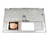 13NB0KA2AP0211 original Asus keyboard incl. topcase DE (german) silver/silver