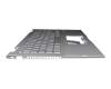 13NB0S10AM01XX original Asus keyboard incl. topcase DE (german) silver/silver with backlight