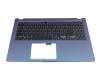 13NB0SR3P04015 original Asus keyboard incl. topcase DE (german) black/blue