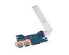 USB Board original suitable for Lenovo IdeaPad Flex 5-15IIL05 (81X3)