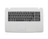 14010-004240100 original Asus keyboard incl. topcase DE (german) black/white