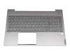 17G56E0J686C original Lenovo keyboard incl. topcase SP (spanish) grey/grey with backlight