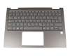 19062505-267 original Lenovo keyboard incl. topcase DE (german) anthracite/anthracite with backlight
