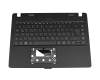 1KAJZZG069J original Acer keyboard incl. topcase DE (german) black/black with backlight