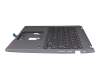 1KAJZZG65F original Quanta keyboard incl. topcase DE (german) dark grey/grey