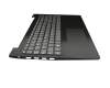 20A96801005BC original Lenovo keyboard incl. topcase DE (german) grey/black (smooth)