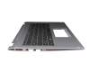 220210001A01 original Acer keyboard incl. topcase DE (german) black/silver