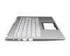 24304F26K201 original Acer keyboard incl. topcase DE (german) silver/silver with backlight
