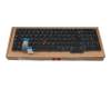 2H-BDUGML70111 original Primax keyboard DE (german) black/black with backlight and mouse-stick