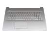 2H1719-05330D Rev. A HP keyboard incl. topcase DE (german) silver/silver