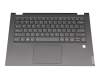 3255-002 original Lenovo keyboard incl. topcase US (english) grey/grey with backlight US International