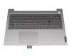 3296972179 original Lenovo keyboard incl. topcase DE (german) grey/grey with backlight