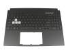 33NJKTAJN70 original Asus keyboard incl. topcase US (english) black/transparent/black with backlight