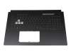33NJKTAJND0 original Asus keyboard incl. topcase DE (german) black/transparent/black with backlight