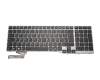 38045444 original Fujitsu keyboard DE (german) black/silver with backlight