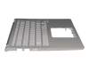 39XKLTAJN30 original Asus keyboard incl. topcase DE (german) silver/silver with backlight