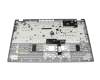3A14D00A00005 original Acer keyboard incl. topcase DE (german) black/grey with backlight