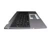 40082281 original Medion keyboard incl. topcase DE (german) black/grey with backlight