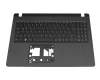 40F02JL7601 original Acer keyboard incl. topcase DE (german) black/black with backlight