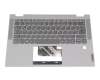 460.0MD0B.0001 original Lenovo keyboard incl. topcase DE (german) grey/grey