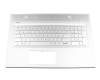 4600EJ0500011 original HP keyboard incl. topcase DE (german) silver/silver with backlight