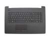 46M.0C7CS.0003 original HP keyboard incl. topcase DE (german) black/black with a coarse pattern