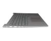 47361770 original Lenovo keyboard incl. topcase FR (french) grey/grey with backlight