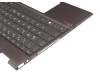 490.0EB07.0S0G original HP keyboard incl. topcase DE (german) black/grey with backlight