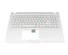 4HXKUKSJN00 original Asus keyboard incl. topcase DE (german) silver/silver