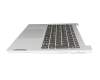 54M00KO original Lenovo keyboard incl. topcase UK (english) black/silver
