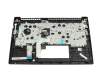 5B11M64614 original Lenovo keyboard incl. topcase DE (german) black/black with mouse-stick