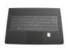 5CB0G97323 original Lenovo keyboard incl. topcase ND (nordic) black/black with backlight