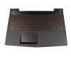 5CB0P24361 original Lenovo keyboard incl. topcase DE (german) black/black with backlight