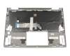 5CB0Q95873 original Lenovo keyboard incl. topcase DE (german) grey/silver with backlight