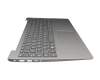 5CB0R07371 original Lenovo keyboard incl. topcase FR (french) grey/silver