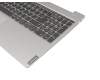 5CB0S18773 original Lenovo keyboard incl. topcase DE (german) dark grey/grey with backlight
