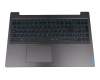 5CB0U42751 original Lenovo keyboard incl. topcase PO (portuguese) black/blue/black with backlight