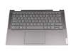 5CB0U43946 original Lenovo keyboard incl. topcase CH (swiss) grey/grey with backlight