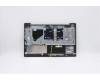 Lenovo 5CB0X56165 C-Abdeckung mit Tastatur, Spanisch, Platingrau, Hintergrundbeleuchtung, Fingerabdruck