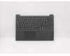 Lenovo 5CB0X57061 C-Cover with keyboard, Hebrew, Iron Grey, US